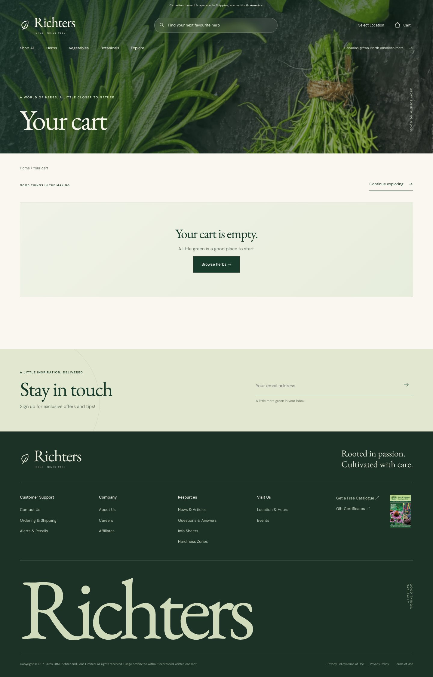 Cart · botanical · desktop