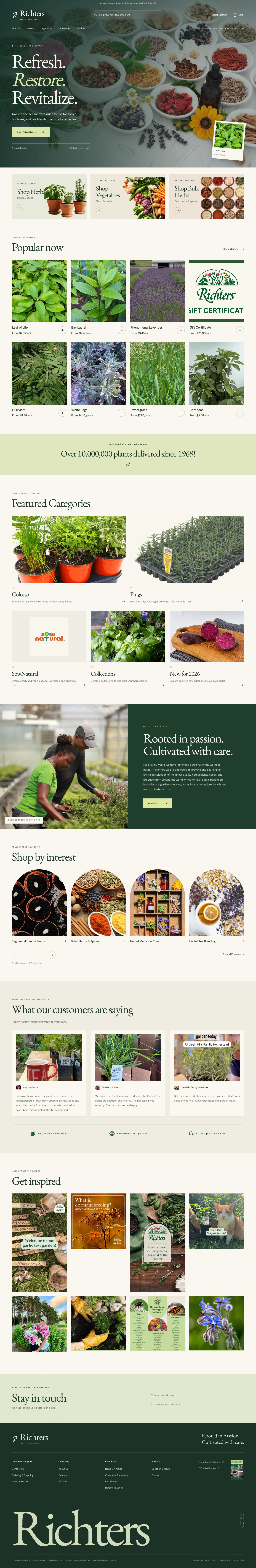 Home · botanical · desktop