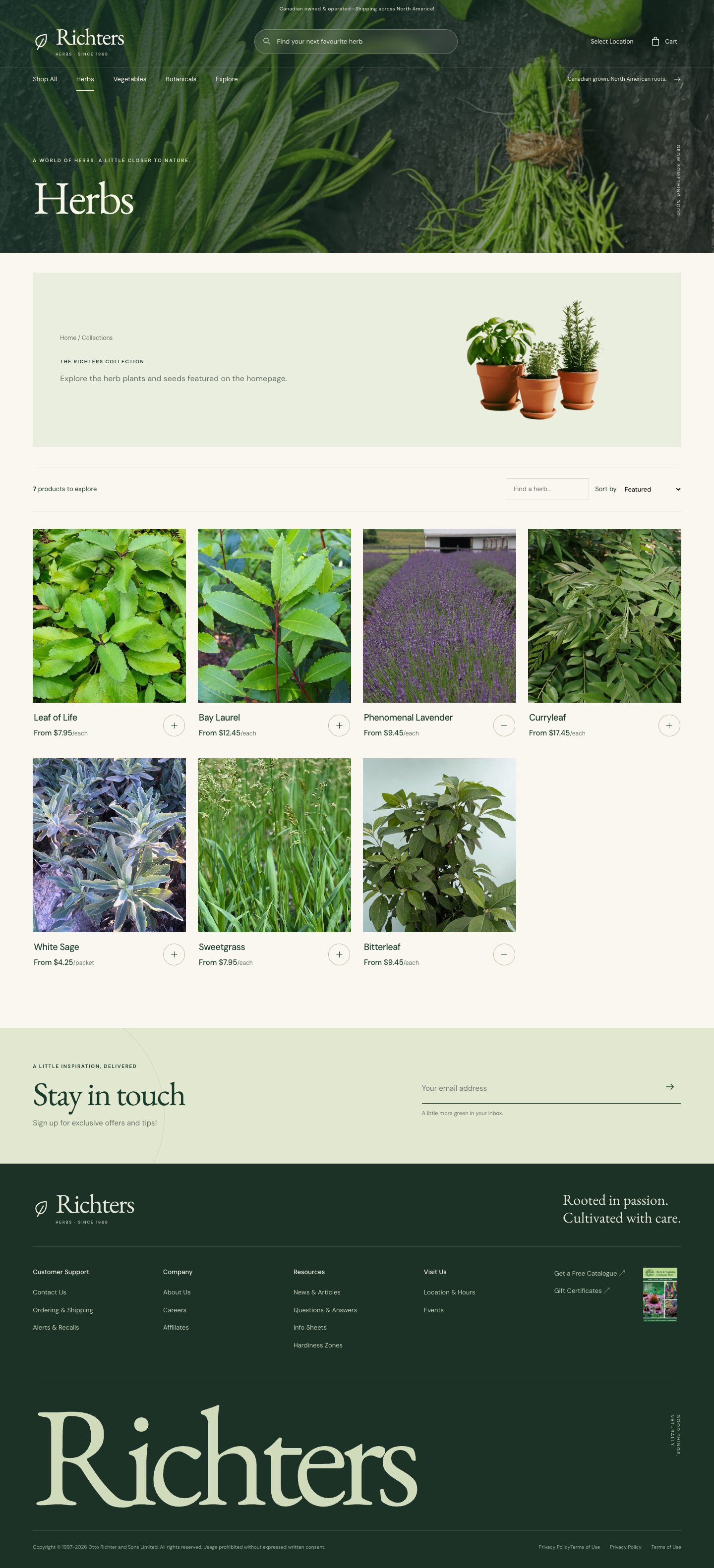 Collection · Herbs · botanical · desktop