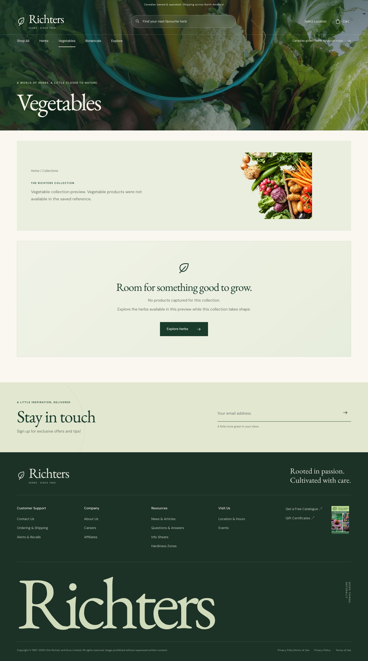 Collection · Vegetables · botanical · desktop